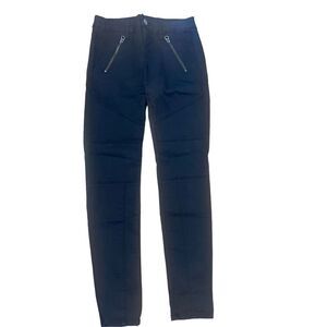 American Eagle Black Pants with front zippers